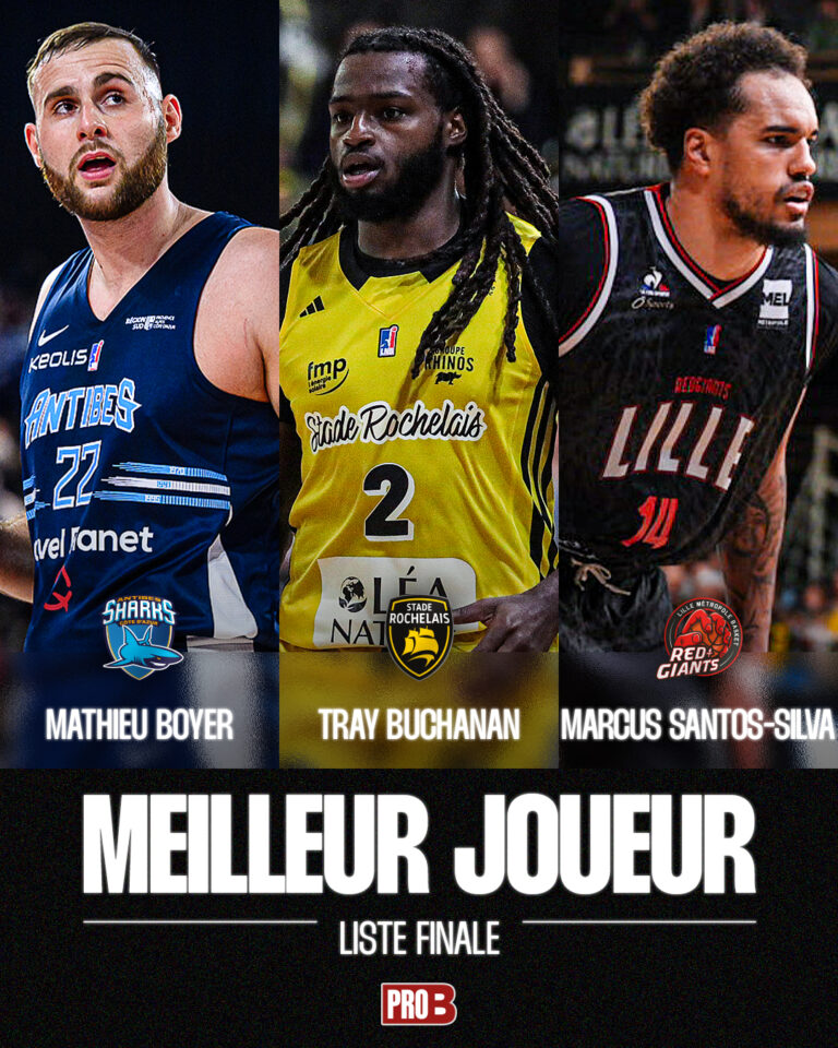 Trophées LNB 2024 les finalistes en PROB ! PROB